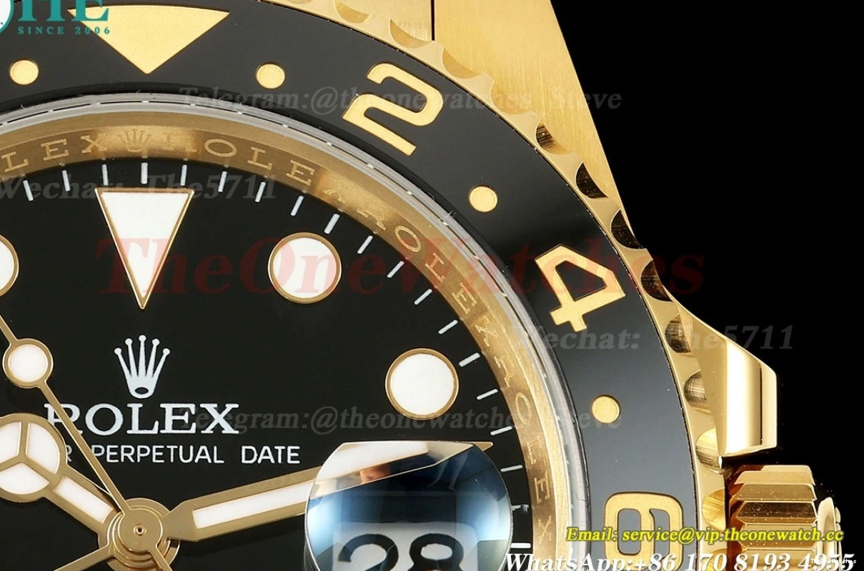 YG Jub SH3285 EWEF Master II Dial YG Black 40mm V2 GMT 126718 0509